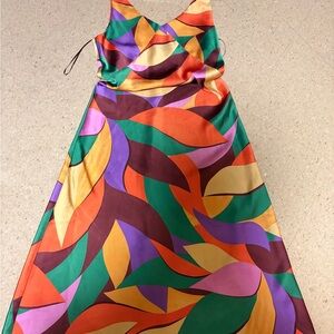Colorful Sleeveless Maxi Dress